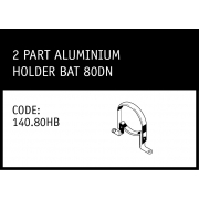 Marley Solvent Joint 2 Part Aluminium Holder Bat 80DN - 140.80HB